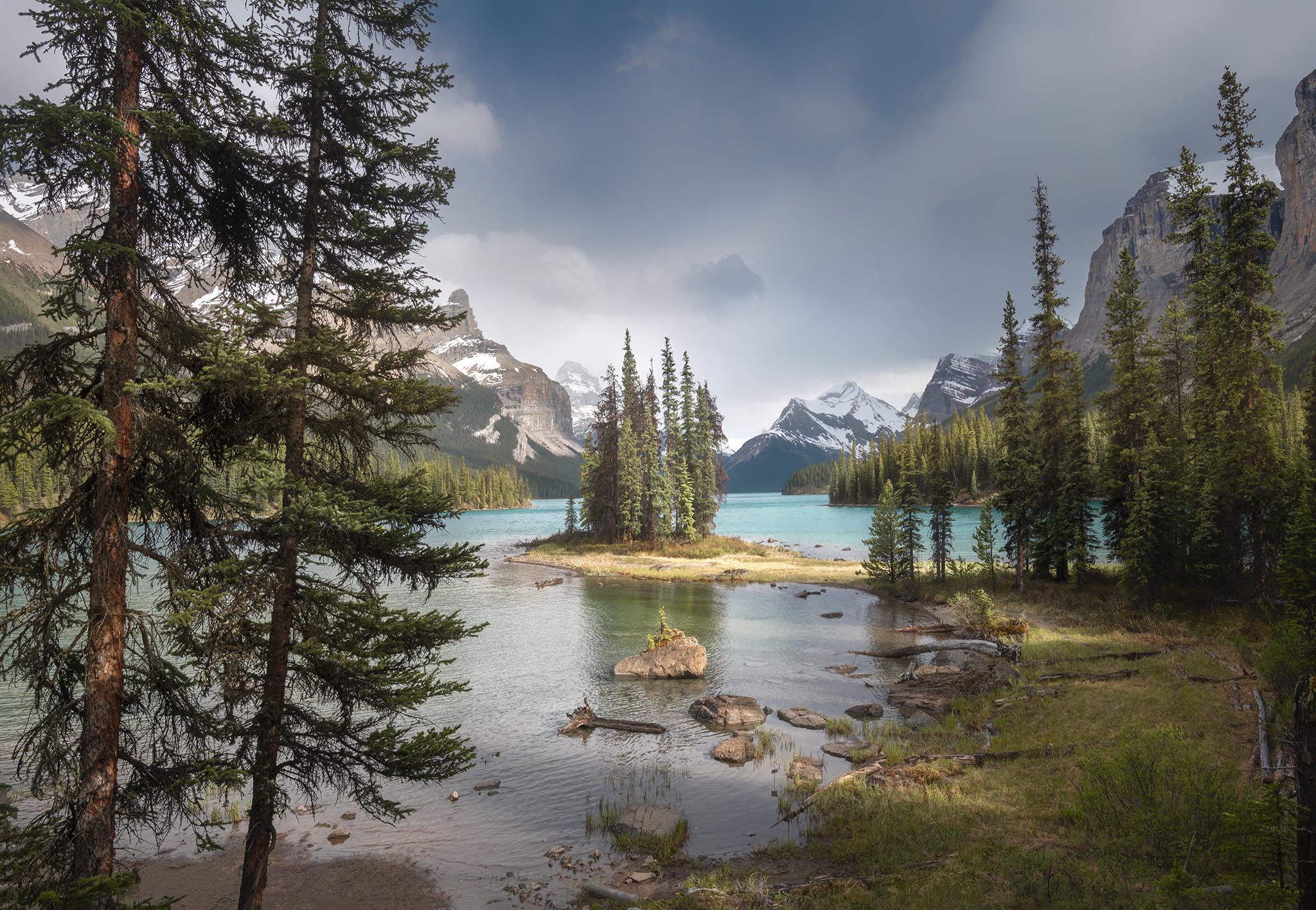 Spirit Island at Maligne Lake